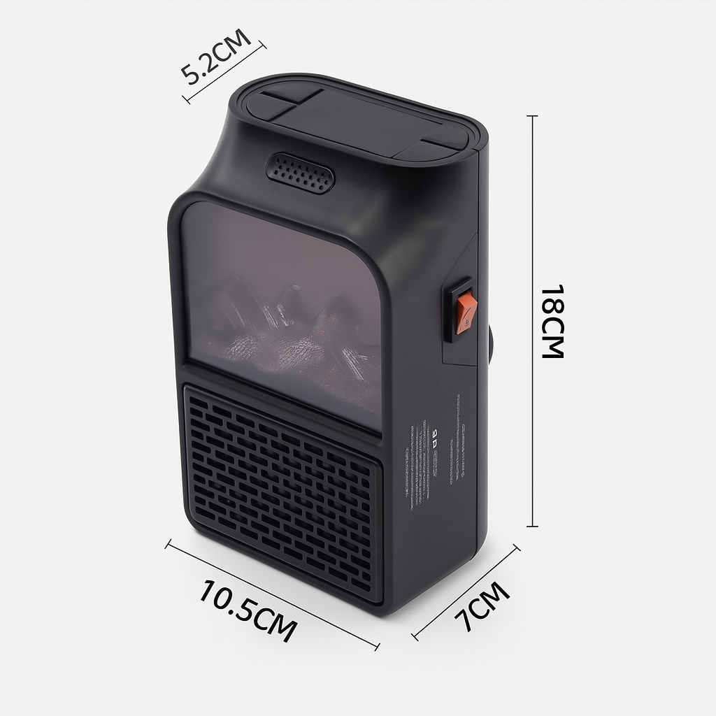 Calentador eléctrico de enchufe portátil